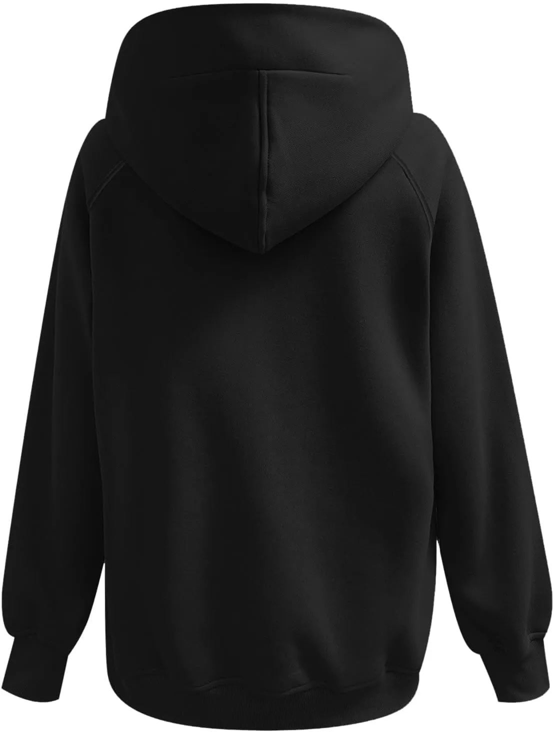 Masbird Sweatshirt for Women Half Zip Hoodie Sweatshirt Drawstring Athletic Trendy Tops with Front Pocket Long Sleeve Fall