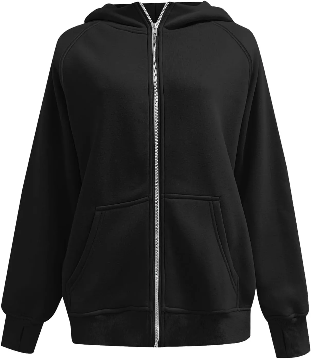 Masbird Sweatshirt for Women Half Zip Hoodie Sweatshirt Drawstring Athletic Trendy Tops with Front Pocket Long Sleeve Fall