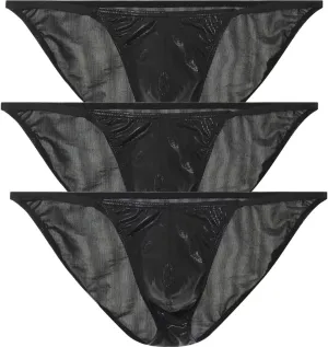 Men's Breathable Underwear Mini Briefs Low Rise Jockstrap Underpants Male Thongs