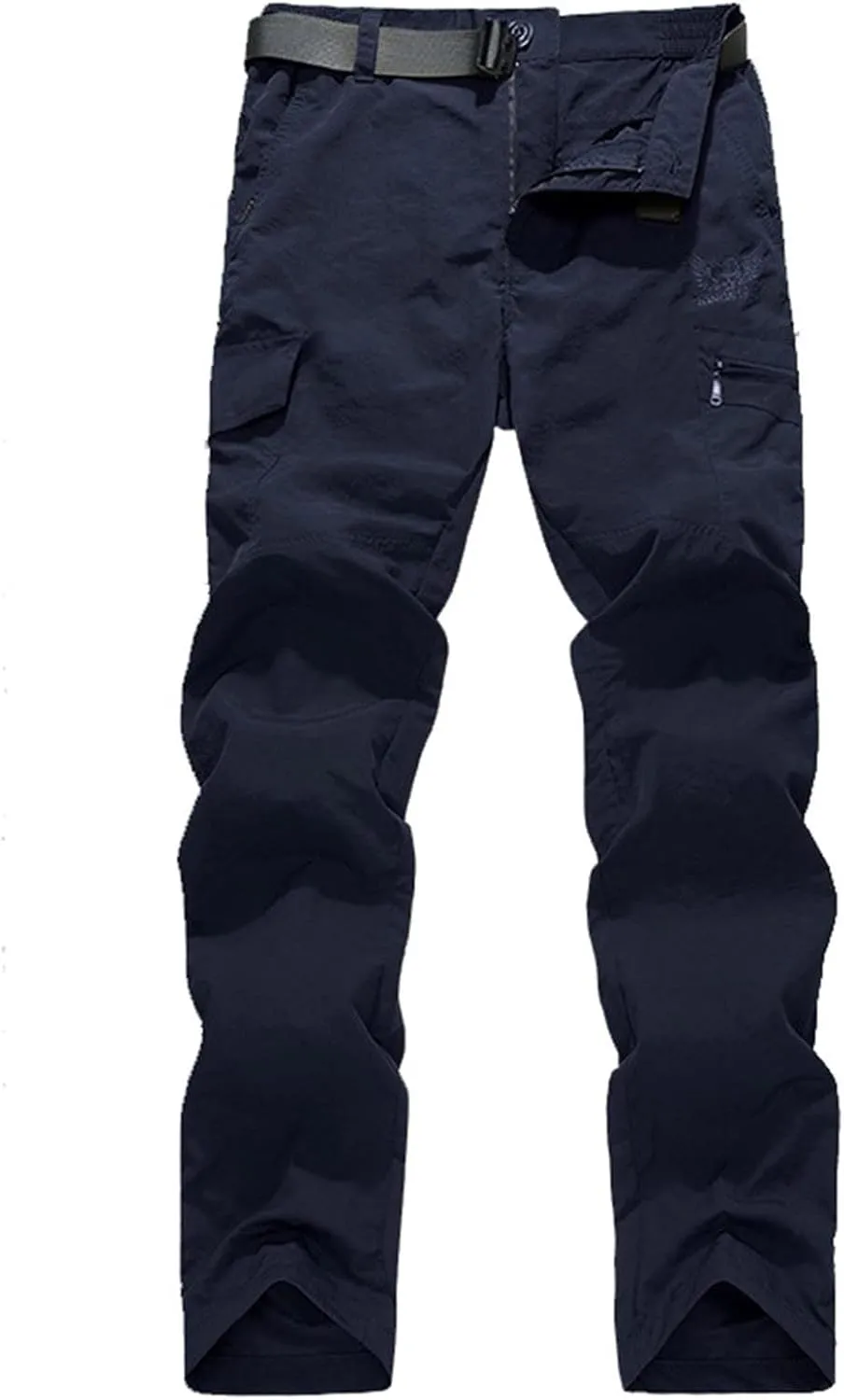 Mens Cargo Pants Casual Slim Fit Straight Leg Hiking Pant Solid Outdoor Lounge Sport Trousers with Pokets