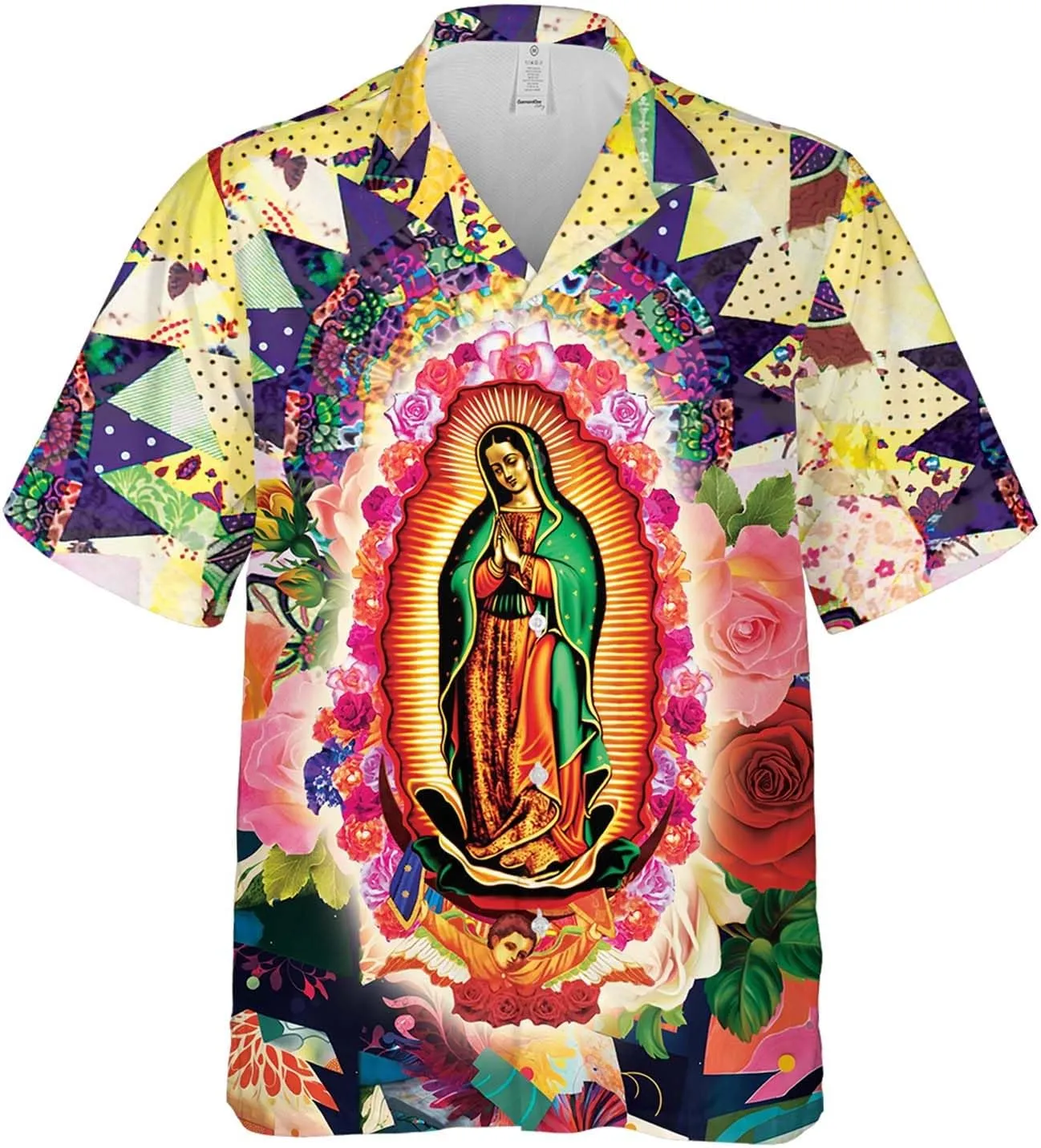 Men's Christian Jesus Hawaiian Shirts - Our Savior Button Down Mens Hawaiian Shirts Short Sleeve Series 04
