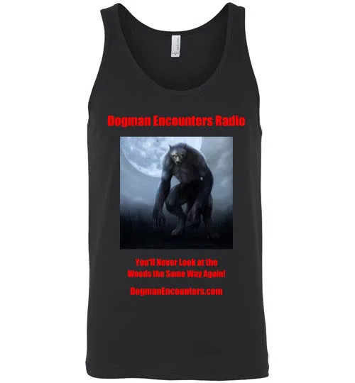 Men's Dogman Encounters Nocturnal Collection Tank Top (red font)