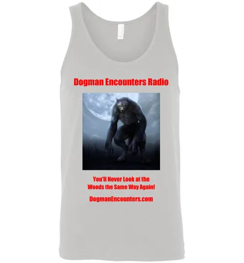 Men's Dogman Encounters Nocturnal Collection Tank Top (red font)