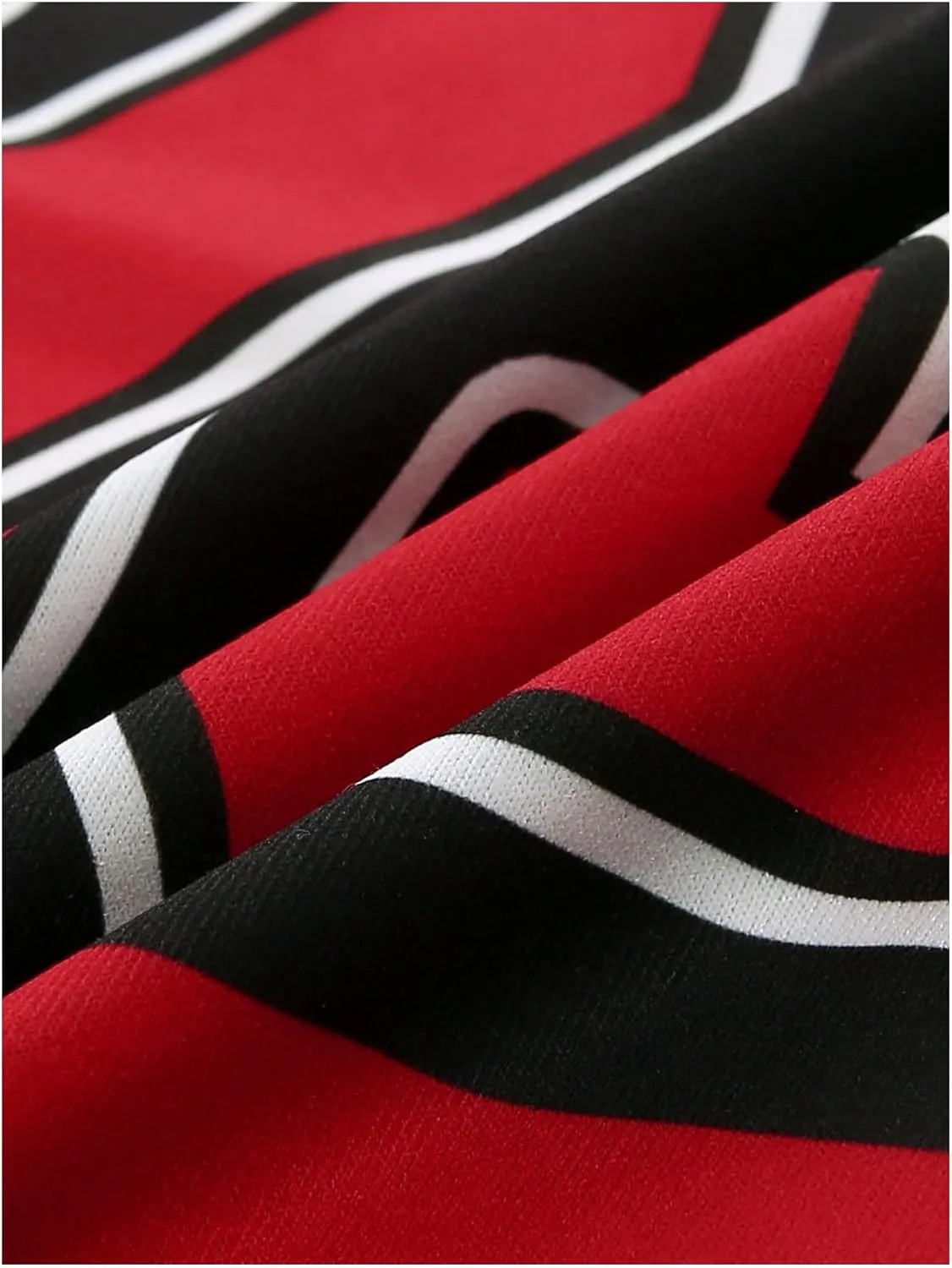 Men's Jersey Shirts Striped Letter Printed T Shirts V Neck Long Sleeve Tee Streetwear Oversized Football Top