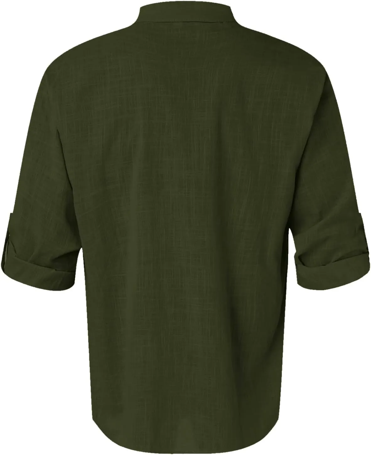 Mens Linen Shirts Long Sleeve Button Up Casual Shirts Loose Fit Comfy Summer Tops 2025 Fashion Beach Vacation Clothes