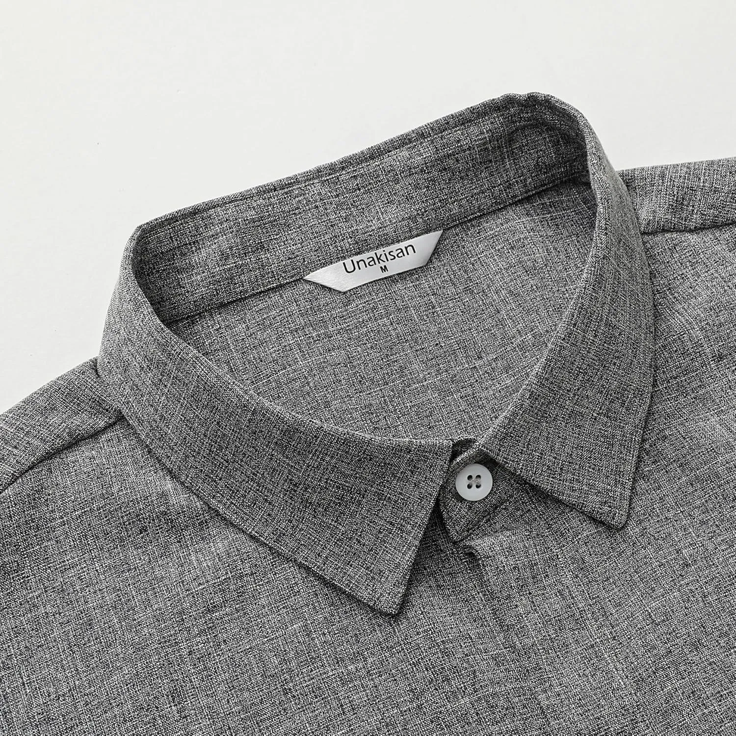 Men's Linen Shirts Short Sleeve Casual Shirts Button Down Shirt for Men Beach Summer Wedding Shirt