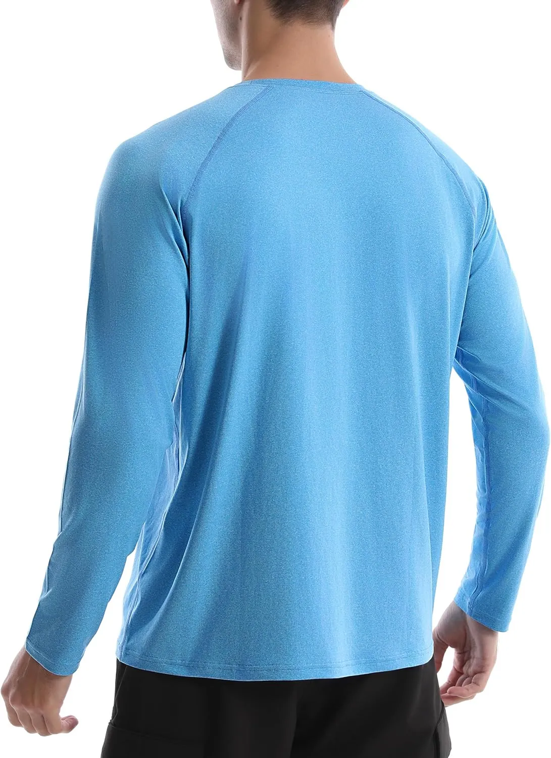 Men's UPF 50  Rash Guard Long Sleeve, Lightweight UV Sun Protection SPF Water Shirts for Swim Fishing Hiking Beach