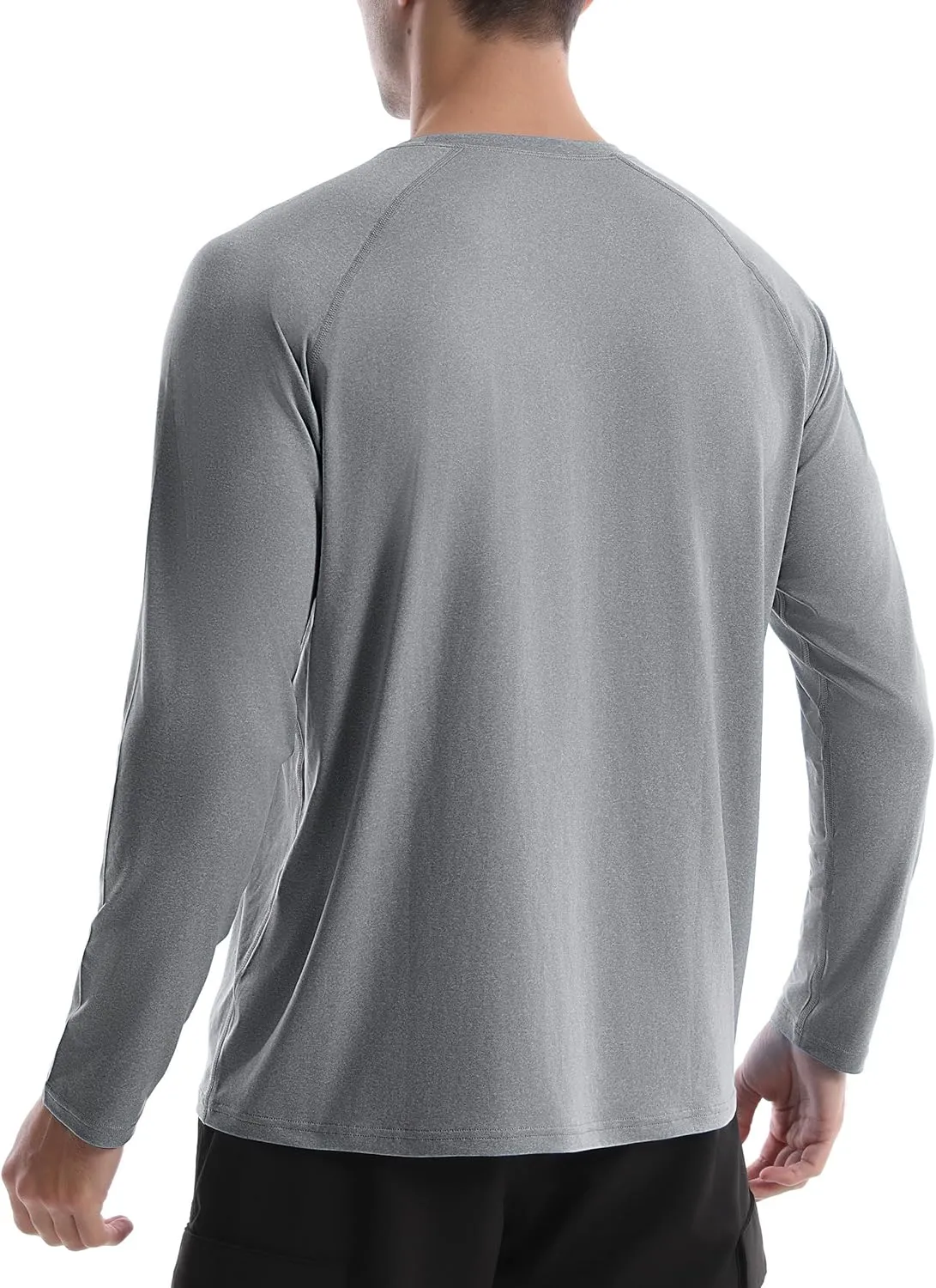 Men's UPF 50  Rash Guard Long Sleeve, Lightweight UV Sun Protection SPF Water Shirts for Swim Fishing Hiking Beach