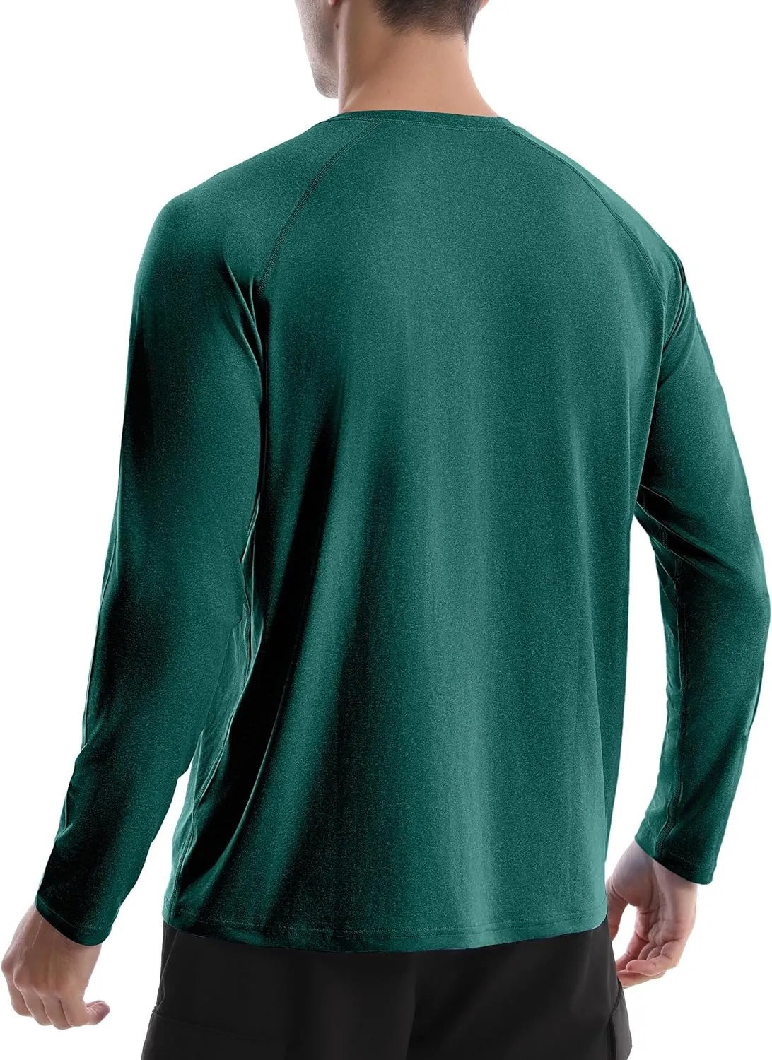 Men's UPF 50  Rash Guard Long Sleeve, Lightweight UV Sun Protection SPF Water Shirts for Swim Fishing Hiking Beach