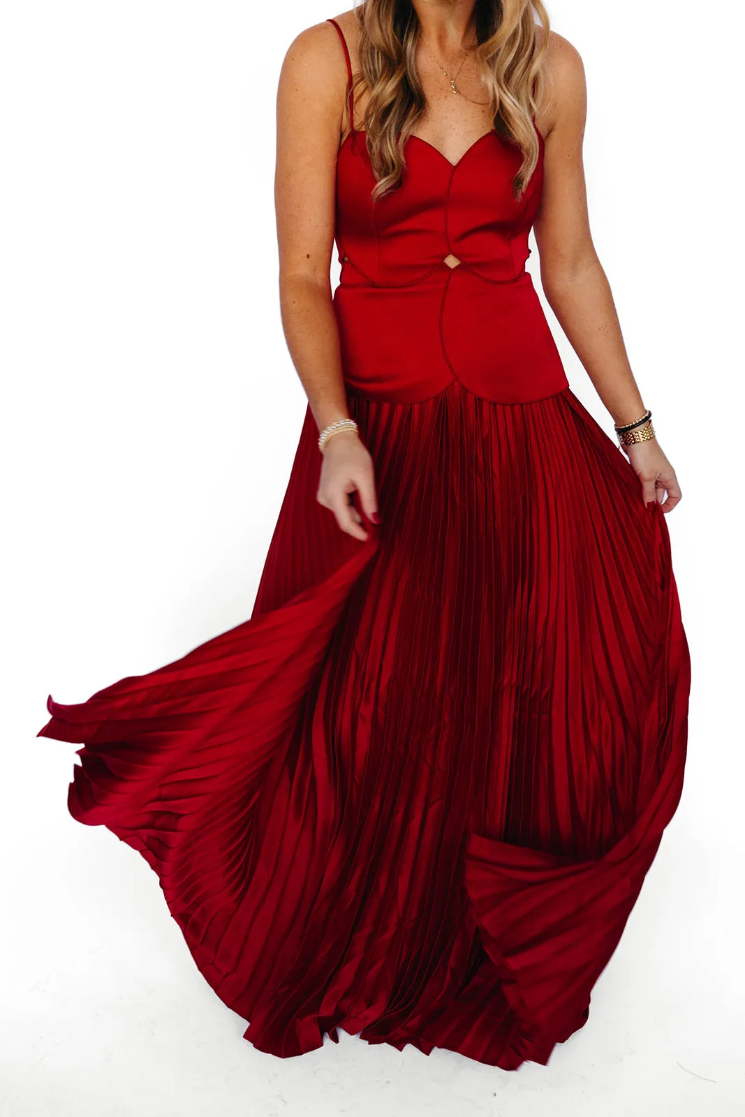 Myles Maxi Dress - Red
