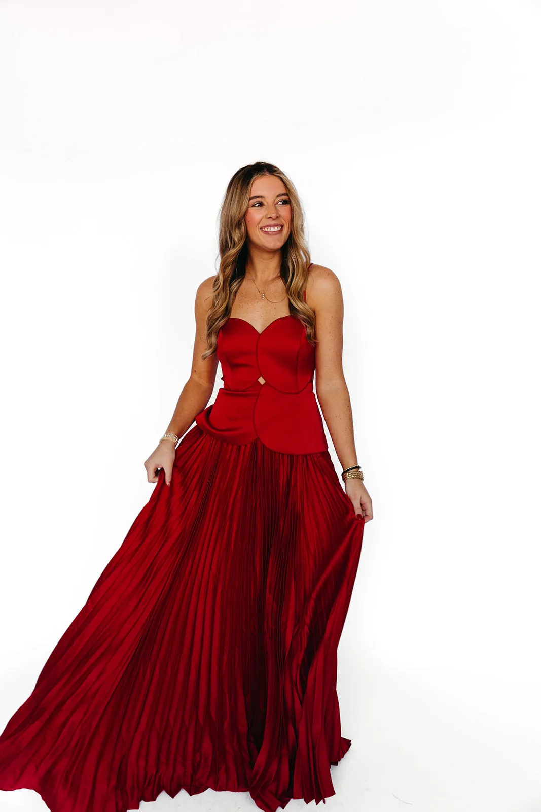 Myles Maxi Dress - Red