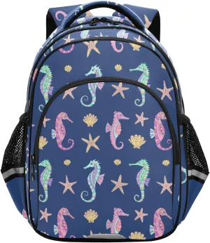 Navy Toddler Backpack for Boys Girls 3-8 Kids Backpack for Kindergarten School Bag for Elementary Bookbags for Preschool for tag2 15.3in