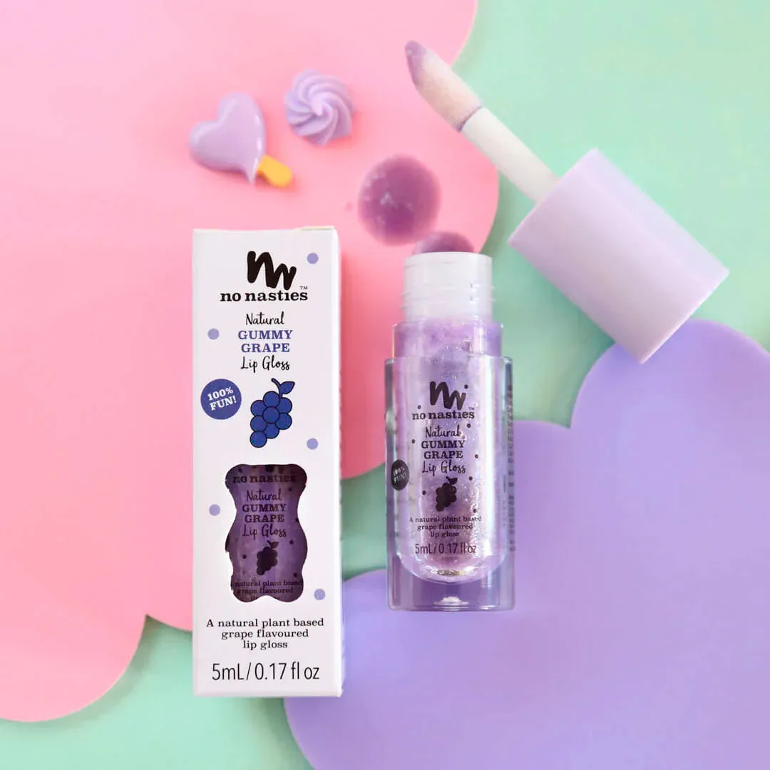 No Nasties - Kids Lip Gloss - Gummy Grape