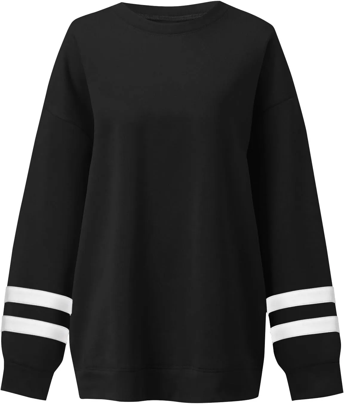 Oversized Sweatshirt For Women Trendy Crewneck Long Sleeve Fall Winter Clothes 2024 Solid Hoodie Pullover