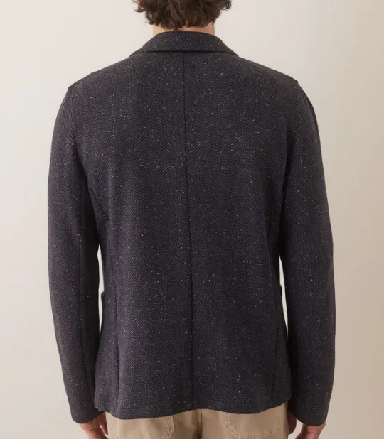 Pacifica Stretch Twill Blazer - Dark Herringbone