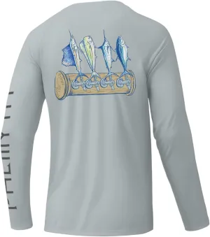Palmyth Fishing Shirts for Men Long Sleeve Sun Protection Shirts UV UPF 50  T-Shirt Quick Dry