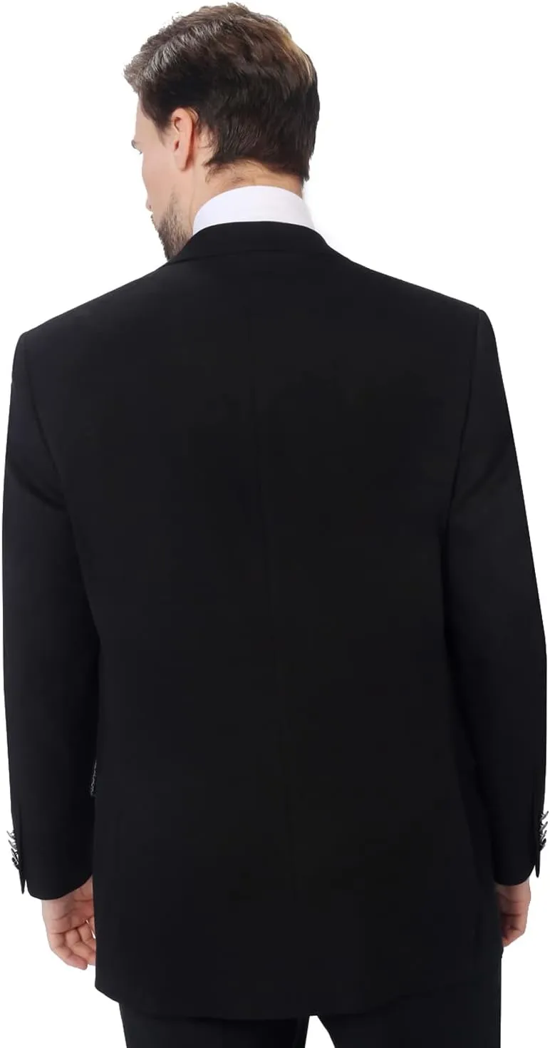 P&L Men's Casual Blazer Jacket Sport Coat, Classic Stretch Suit Jacket, 2 Button