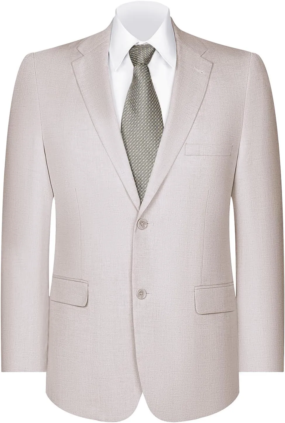 P&L Men's Casual Blazer Jacket Sport Coat, Classic Stretch Suit Jacket, 2 Button