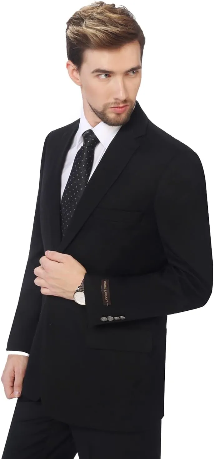 P&L Men's Casual Blazer Jacket Sport Coat, Classic Stretch Suit Jacket, 2 Button