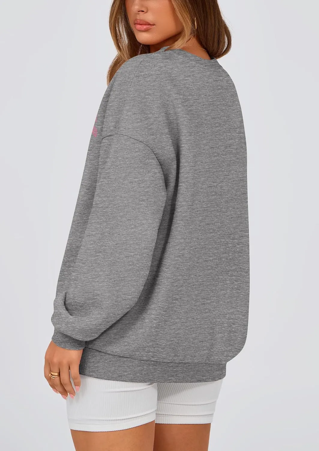 PRETTYGARDEN Women's Fall Fashion Oversized Sweatshirts Casual Crewneck Long Sleeve Graphic Pullover Tops Shirt