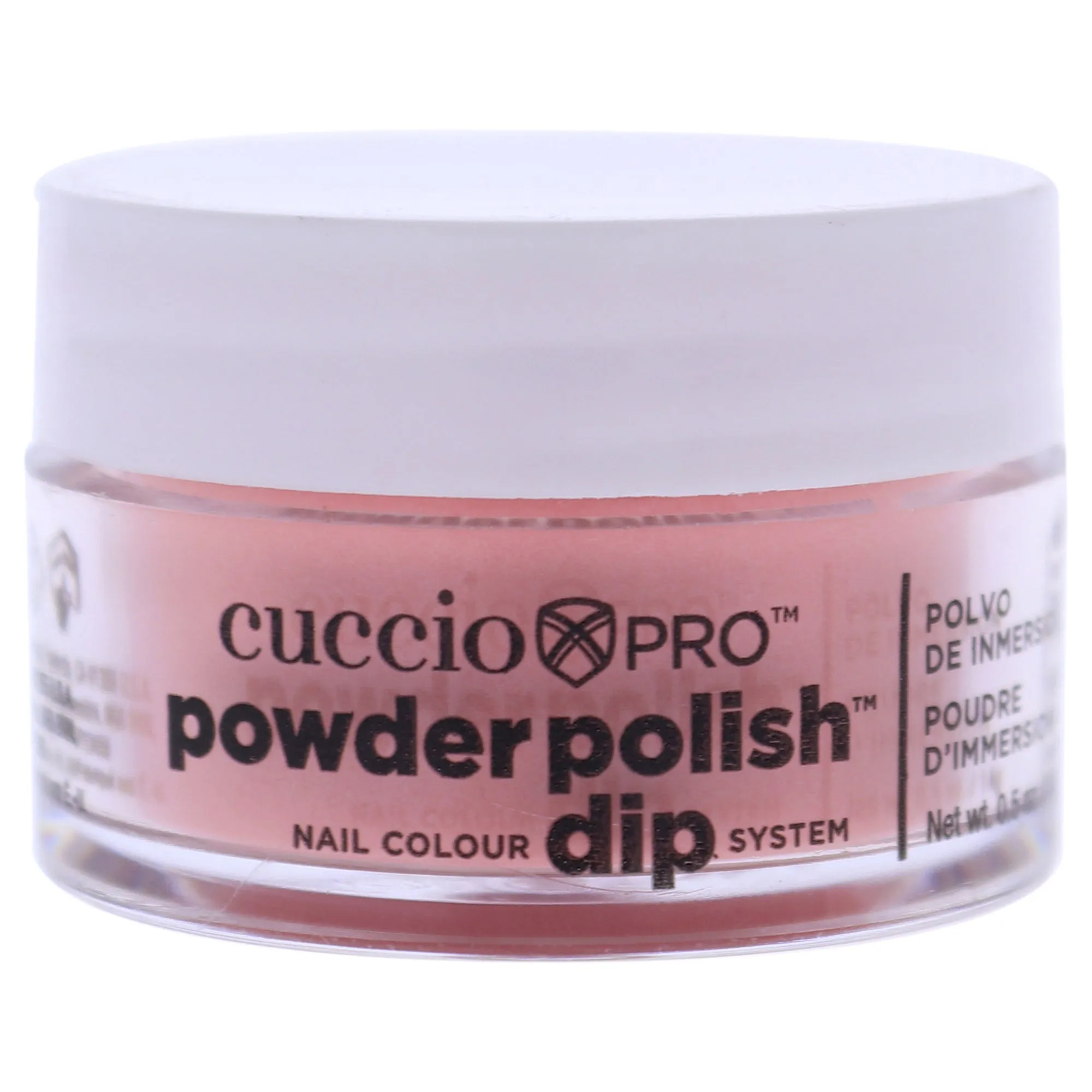 Pro Powder Polish Nail Colour Dip System - Pastel Peach by Cuccio for Women - 0.5 oz Nail Powder