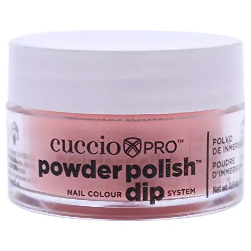 Pro Powder Polish Nail Colour Dip System - Pastel Peach by Cuccio for Women - 0.5 oz Nail Powder