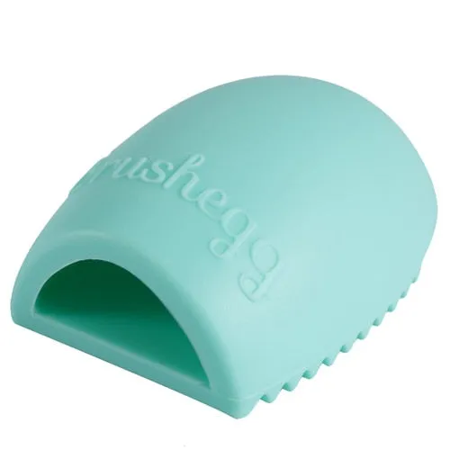 RANCAI 1pcs Silicone Egg Brush Cleaning Brushegg Cleanser Cleaner Foundation Powder Clean tools for Cosmetic Makeup Brushes