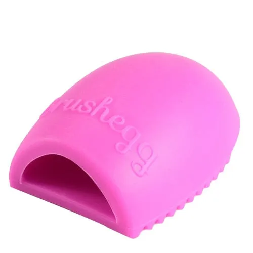 RANCAI 1pcs Silicone Egg Brush Cleaning Brushegg Cleanser Cleaner Foundation Powder Clean tools for Cosmetic Makeup Brushes