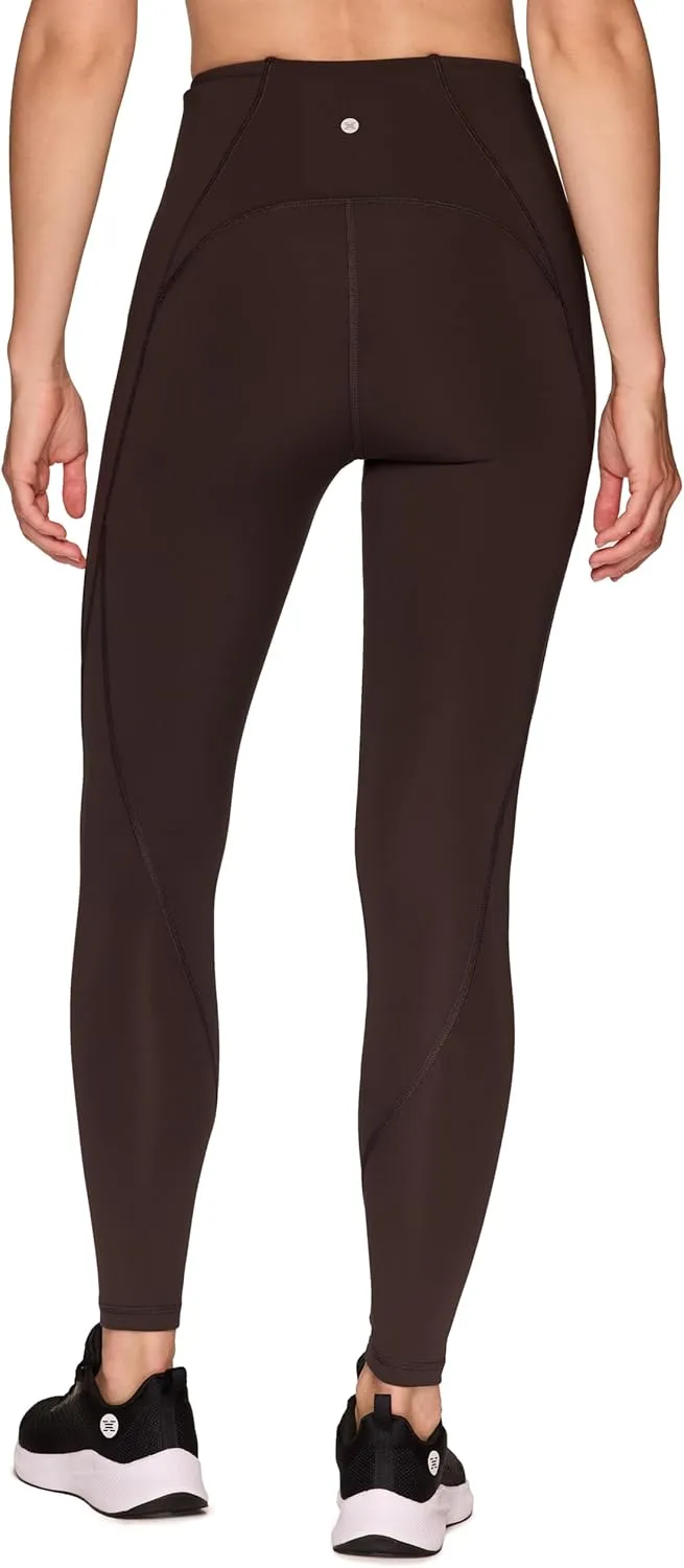 RBX Active Full Length Leggings for Women, Quick Drying Squat Proof Gym Tights Workout Running Yoga Legging with Pockets