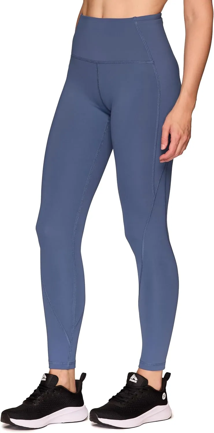 RBX Active Full Length Leggings for Women, Quick Drying Squat Proof Gym Tights Workout Running Yoga Legging with Pockets