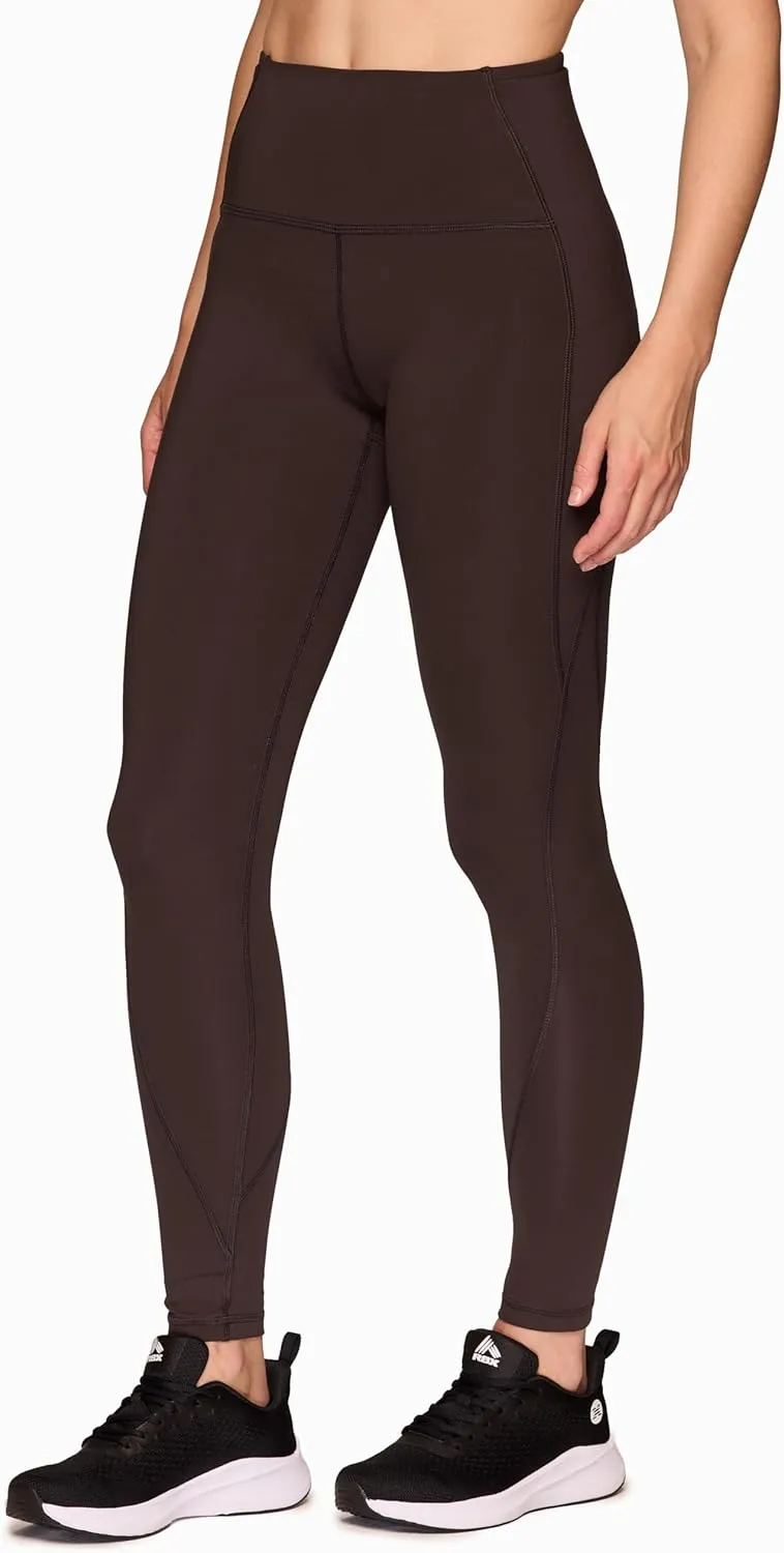 RBX Active Full Length Leggings for Women, Quick Drying Squat Proof Gym Tights Workout Running Yoga Legging with Pockets