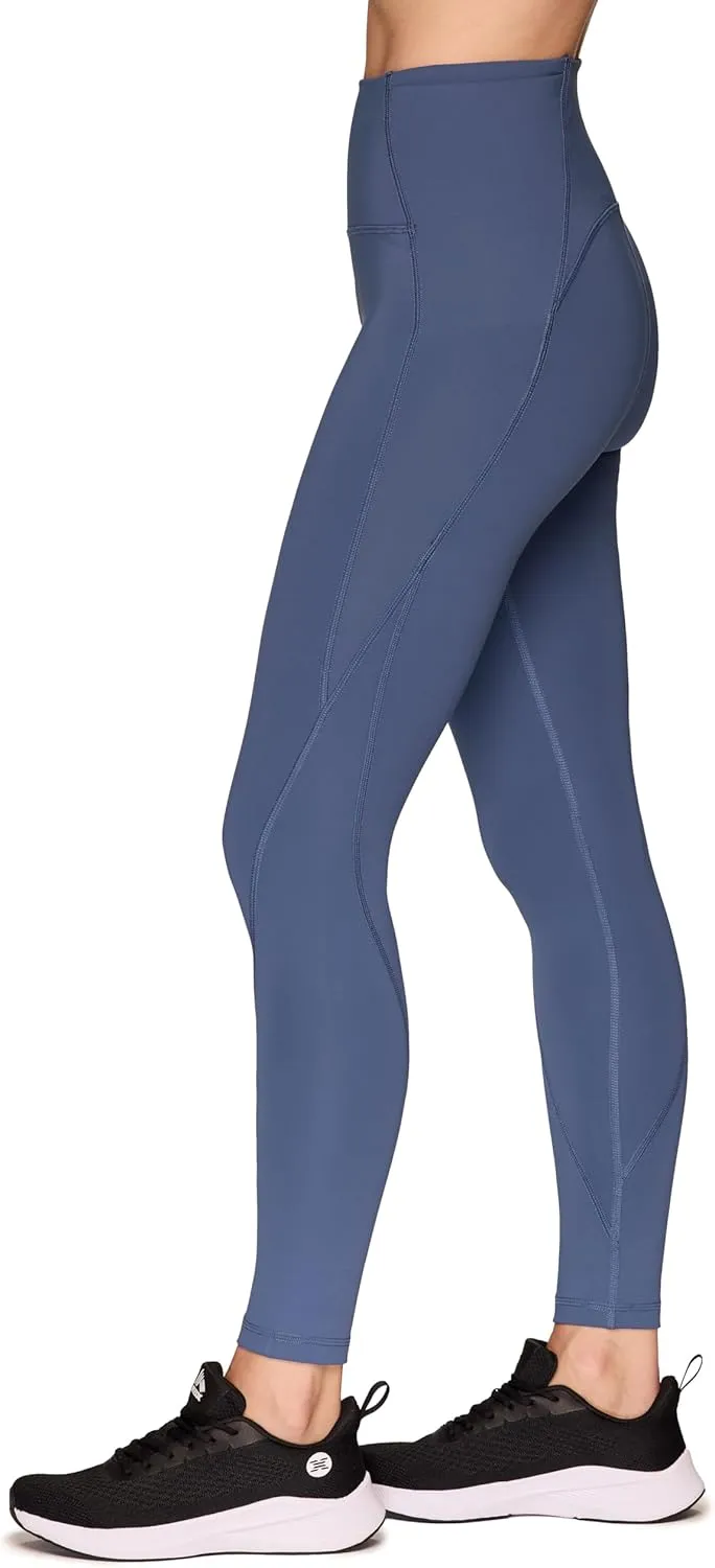 RBX Active Full Length Leggings for Women, Quick Drying Squat Proof Gym Tights Workout Running Yoga Legging with Pockets