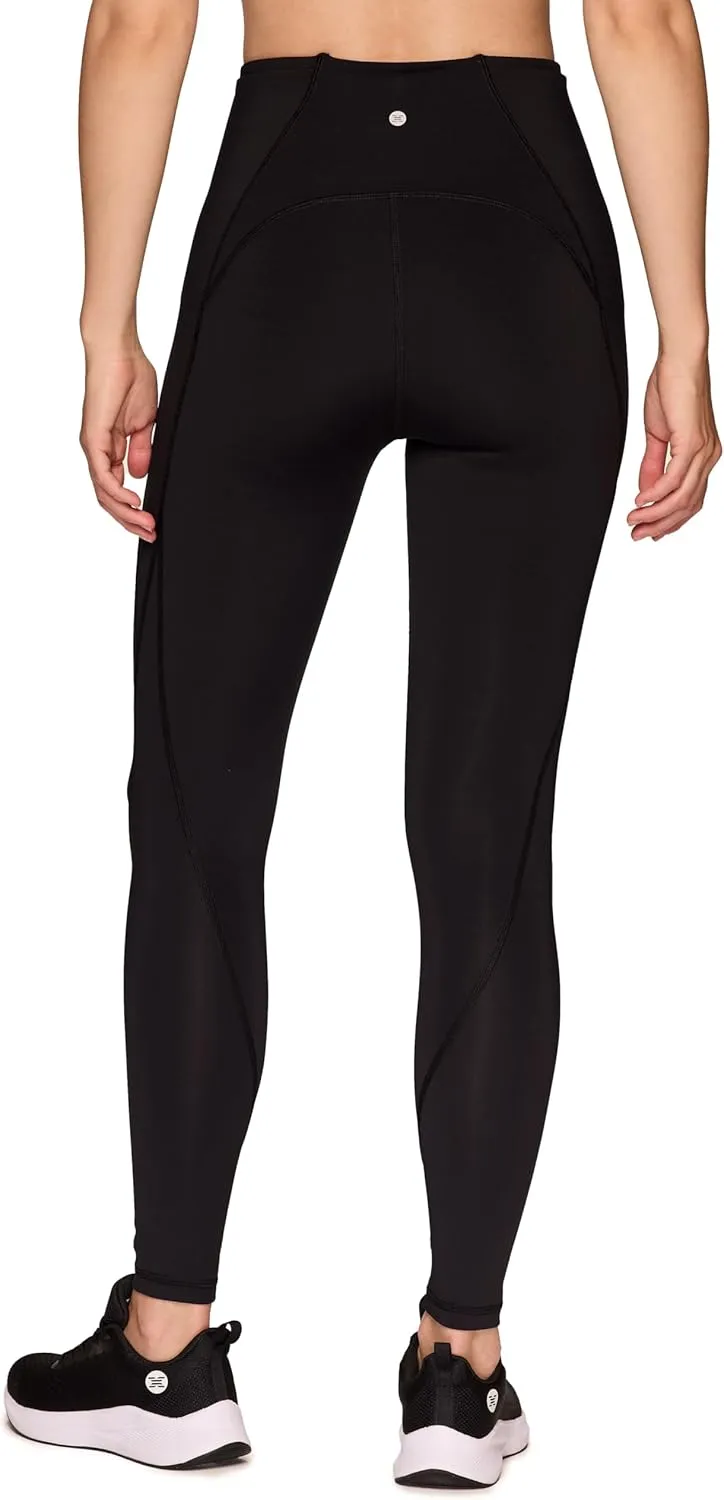 RBX Active Full Length Leggings for Women, Quick Drying Squat Proof Gym Tights Workout Running Yoga Legging with Pockets