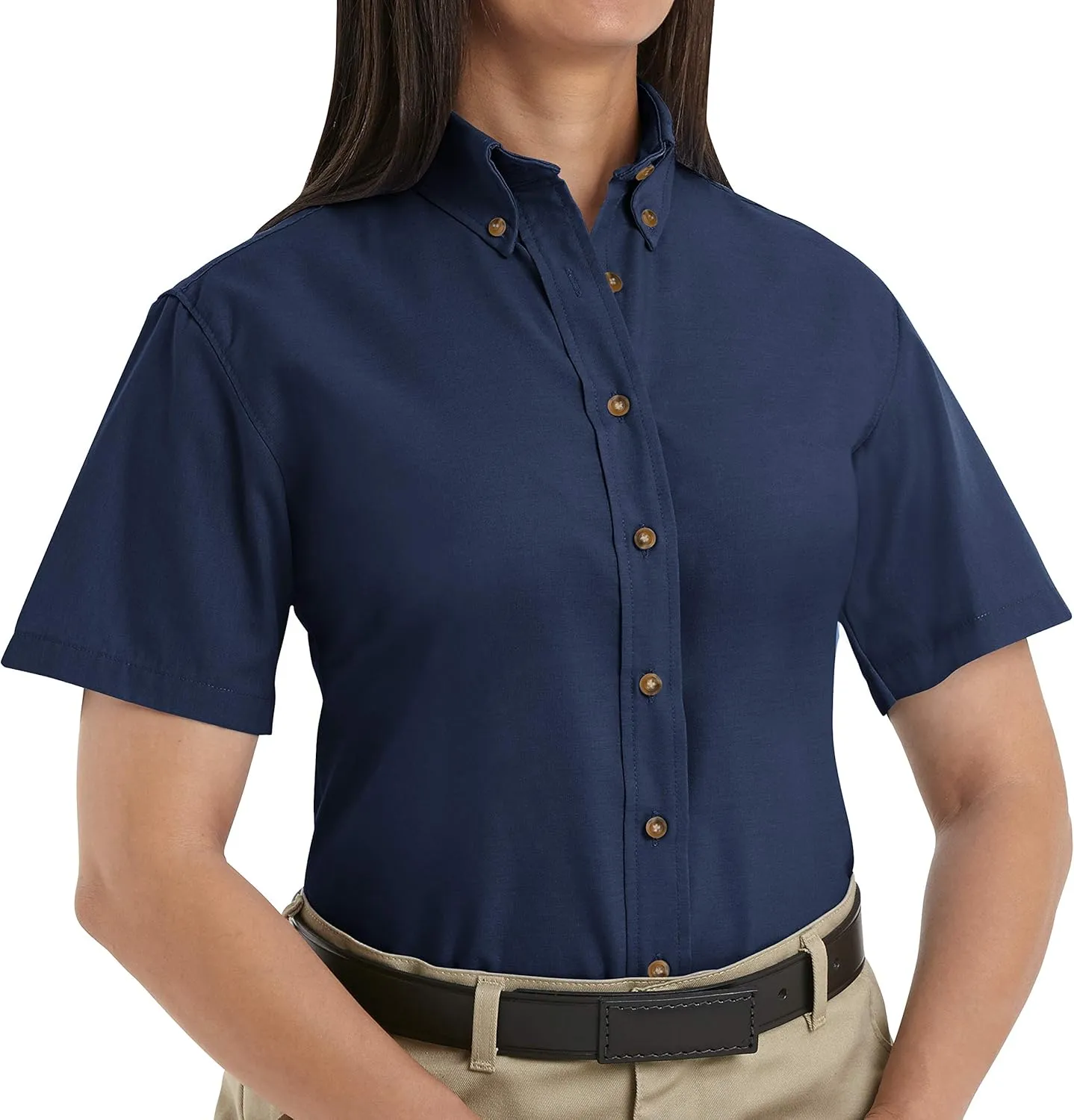 Red Kap Women's Short Sleeve Poplin Dress Shirt