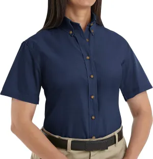 Red Kap Women's Short Sleeve Poplin Dress Shirt