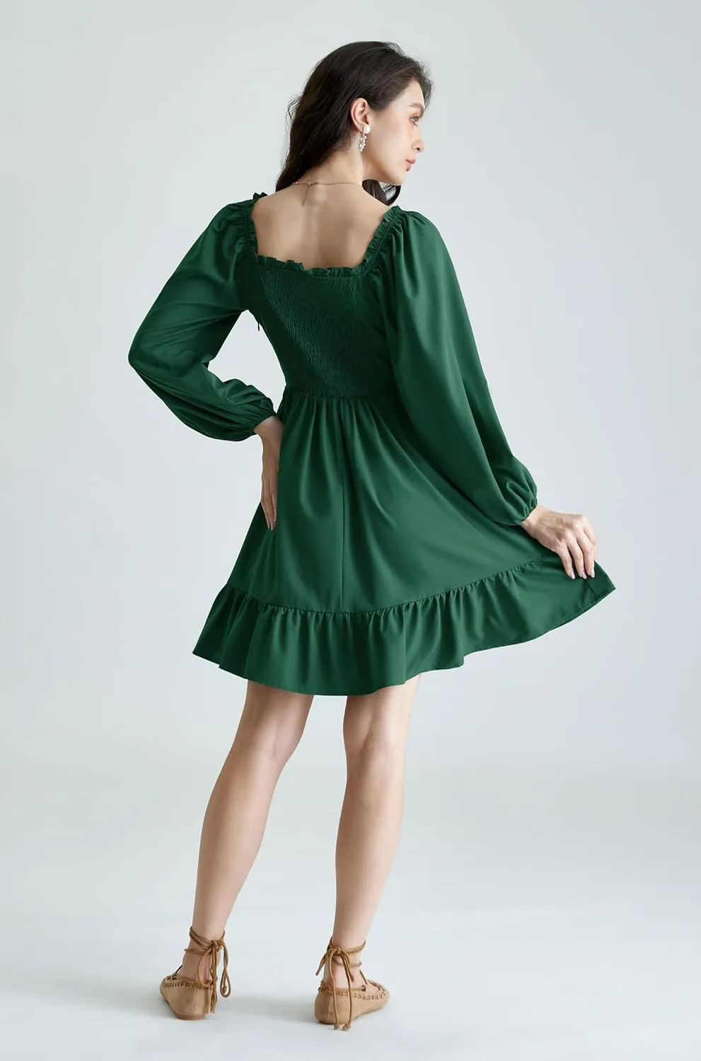 Scarlet Darkness Renaissance Corset Dress Long Lantern Sleeve Off The Shoulder Mini Dress