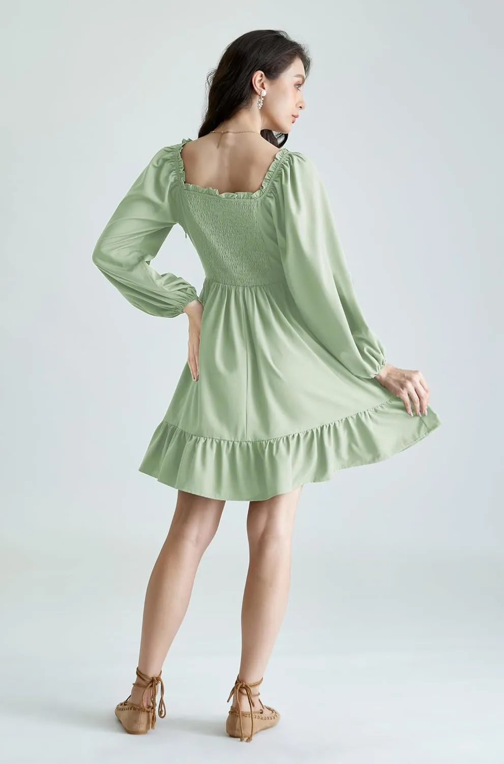 Scarlet Darkness Renaissance Corset Dress Long Lantern Sleeve Off The Shoulder Mini Dress