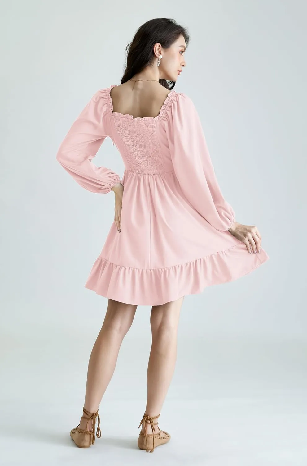 Scarlet Darkness Renaissance Corset Dress Long Lantern Sleeve Off The Shoulder Mini Dress