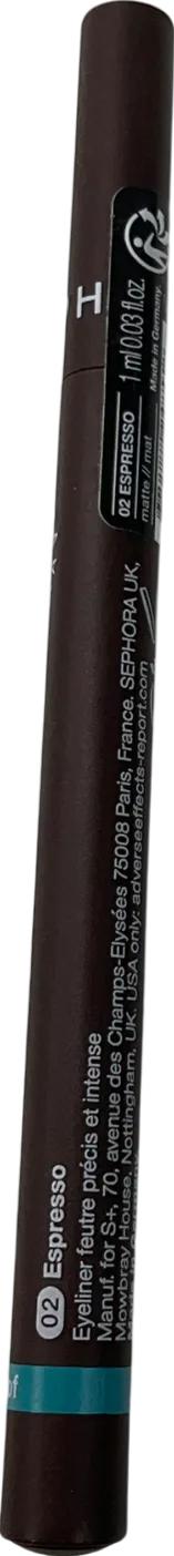 sephora 12h Intense Ink Classic Eyeliner Espresso 1ml
