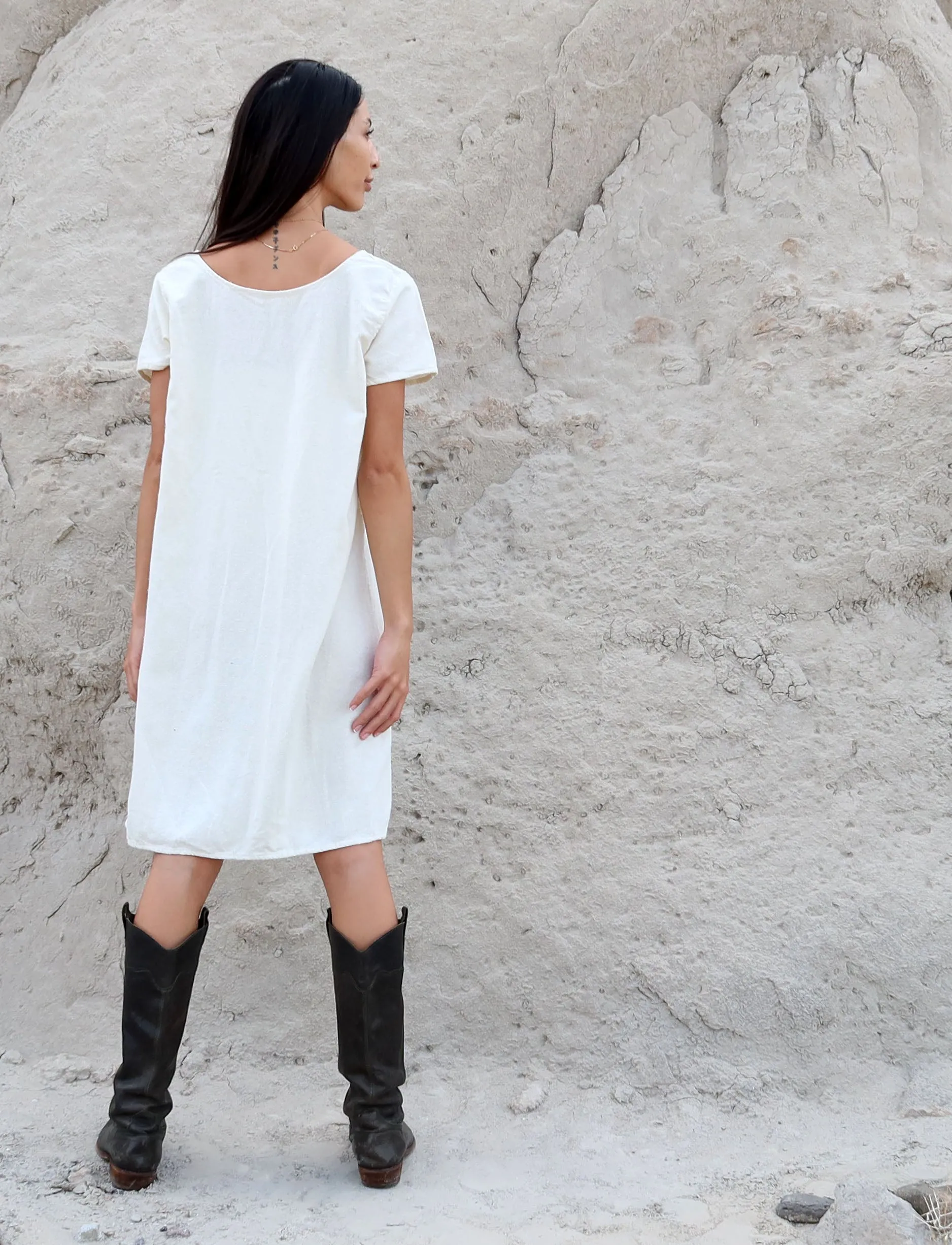 Silk Everyday Shift Short Dress