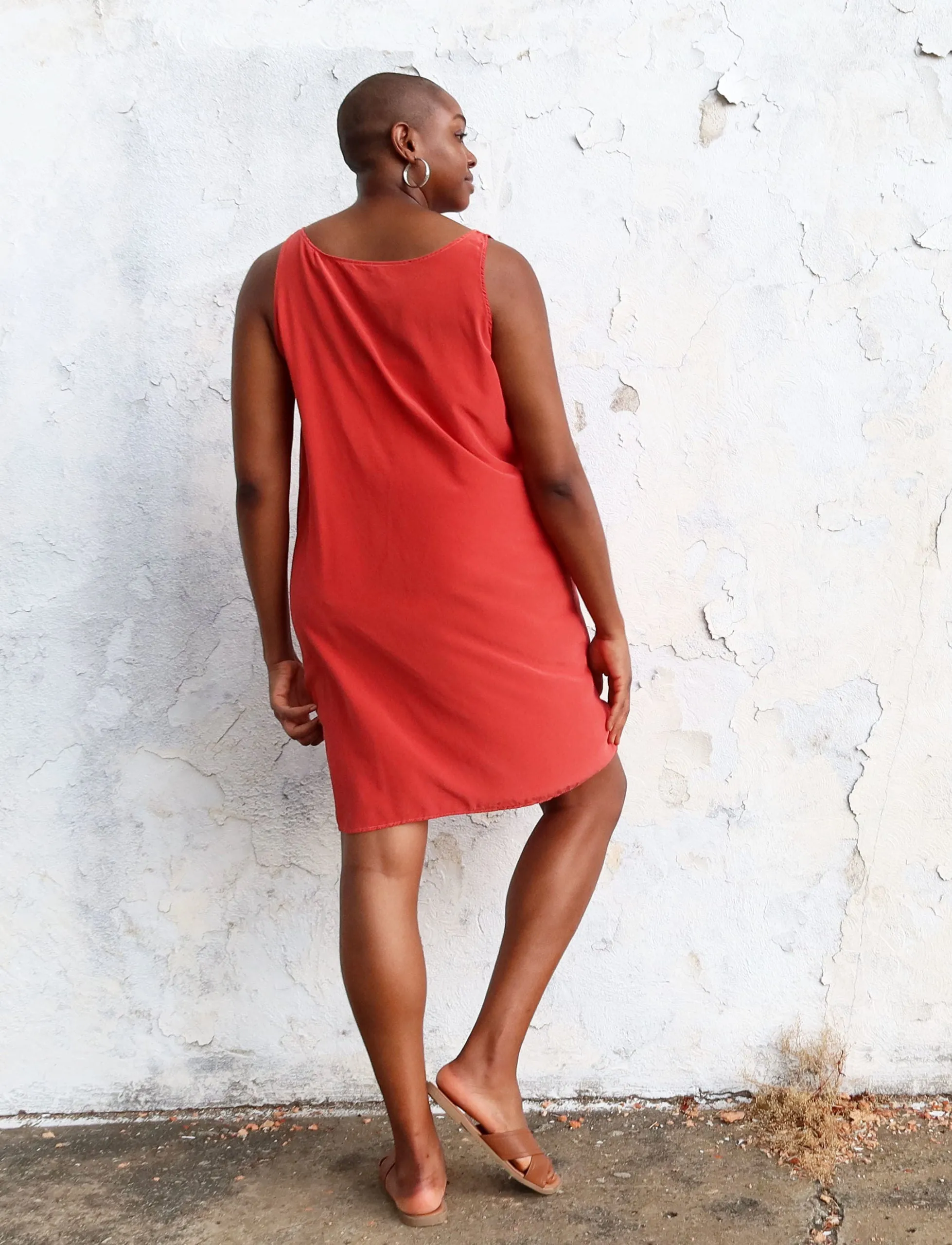 Silk Everyday Shift Short Dress