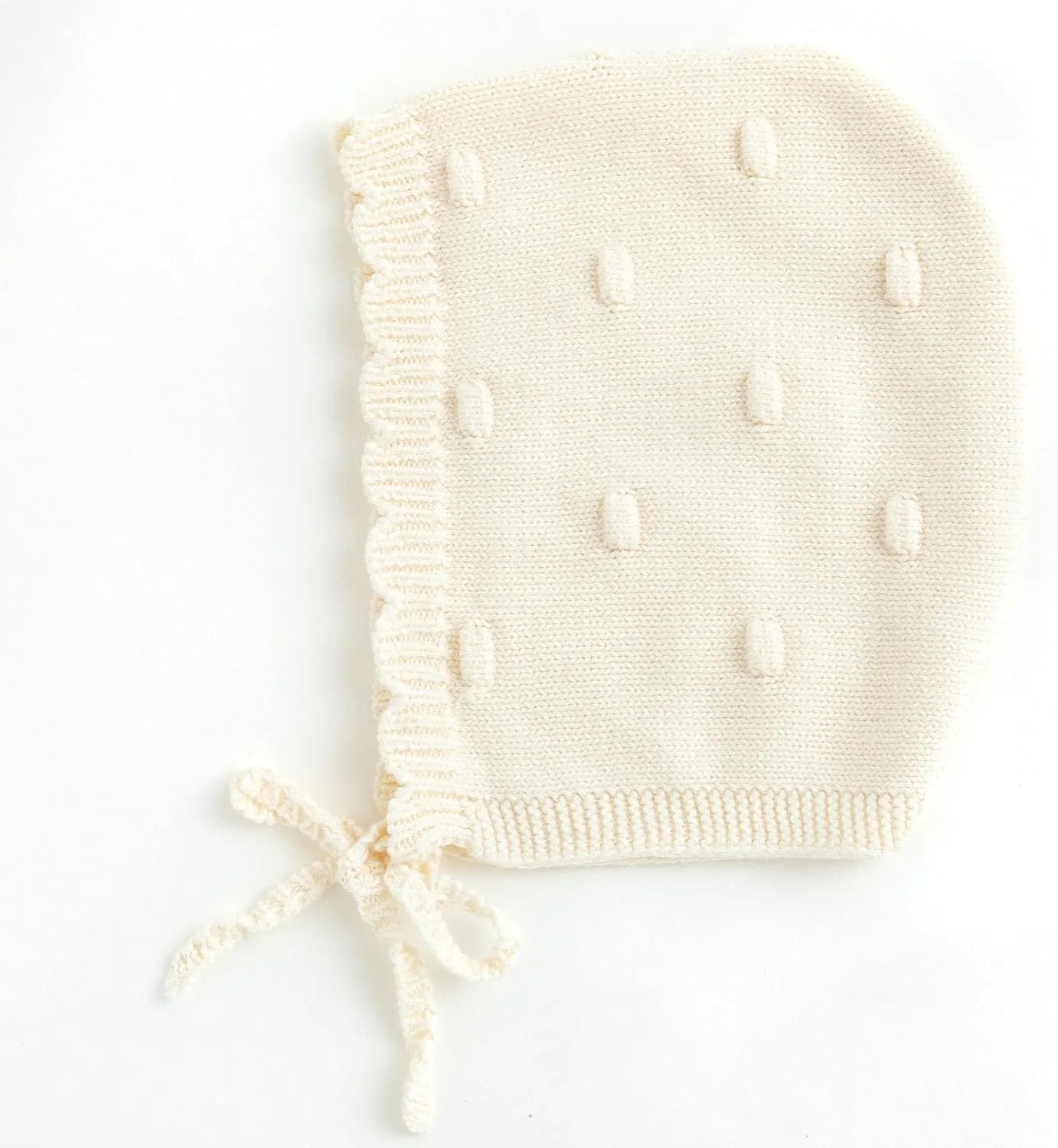 Simplee kids Baby Girl Knit Cardigan Sweater Cream Cotton Autumn Coat