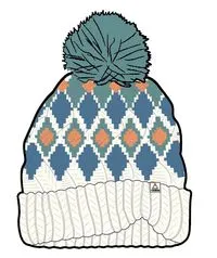 Snowdrop Recycled Bobble Hat - Vintage White