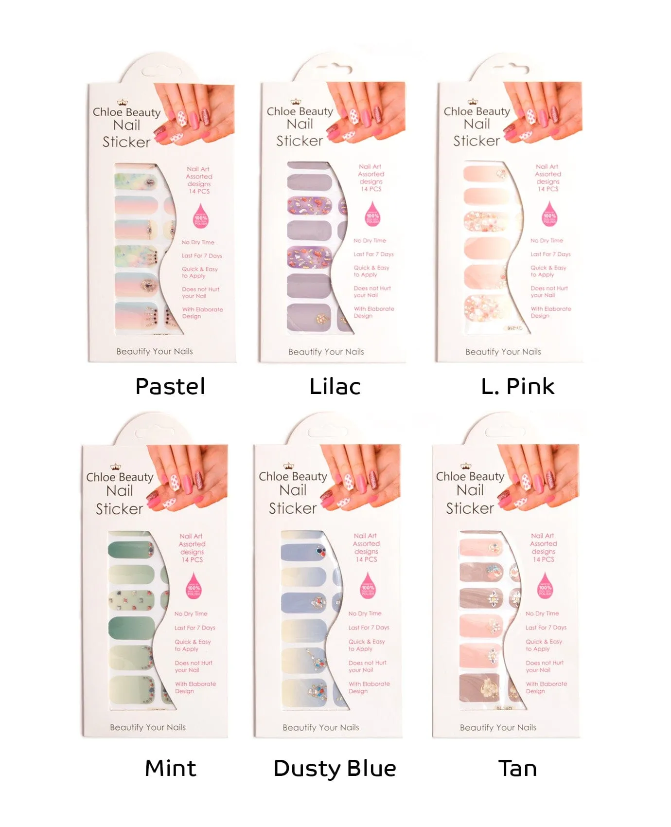 Soft Design Nail Sticker