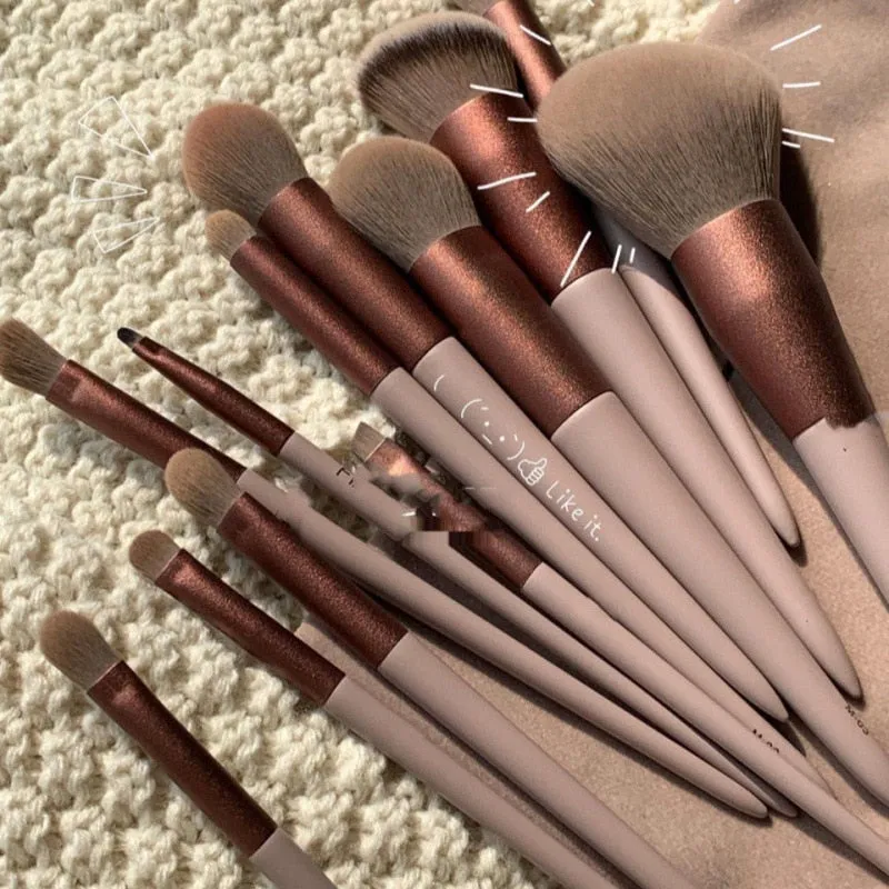 Soft Fluffy Makeup Brushes Set