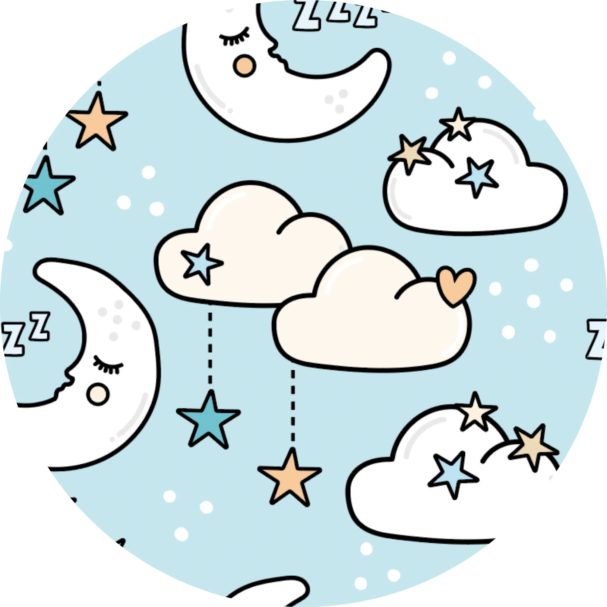 Starry Slumber Crib Sheet