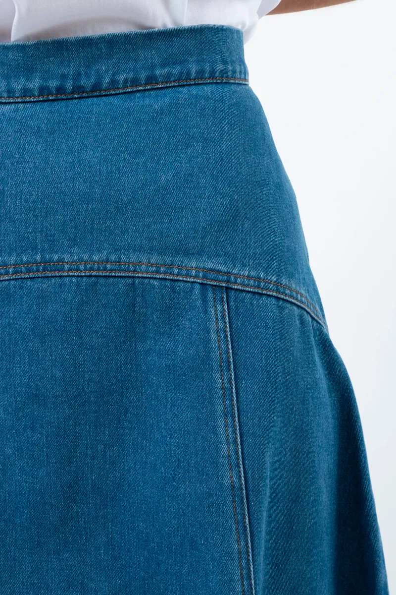 Stella   Gemma -  Dixie Skirt - Mid Wash