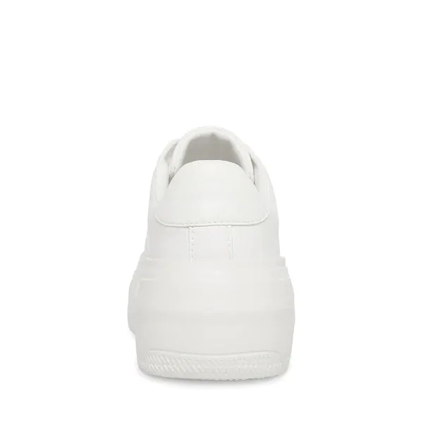 STEVE MADDEN PERRIN WHITE SNEAKERS