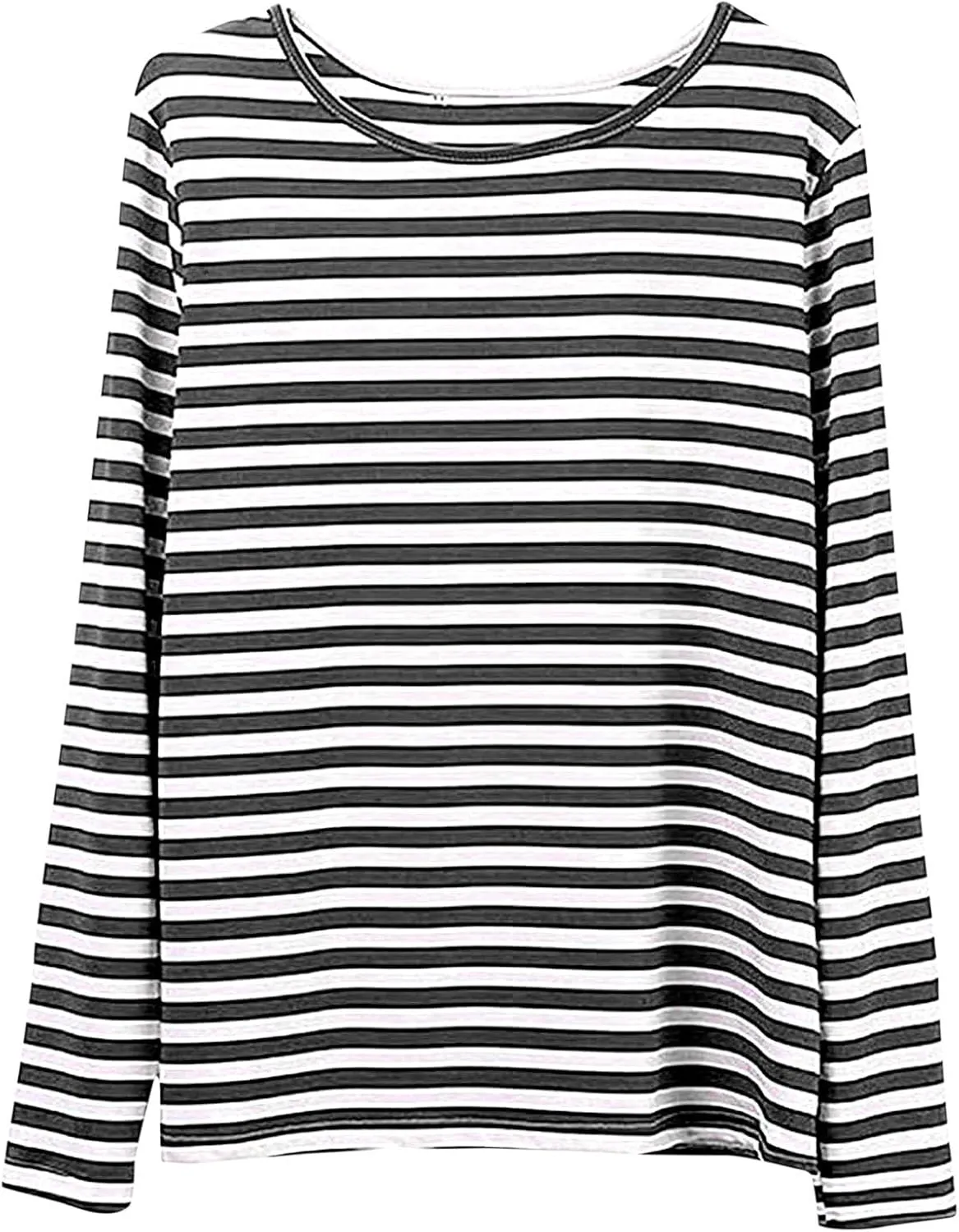 Stripe Sweatshirts for Women Long Sleeve Crew Neck Sweatshirt Color Block Sweatshirt Oversized Sweatshirt Pullover
