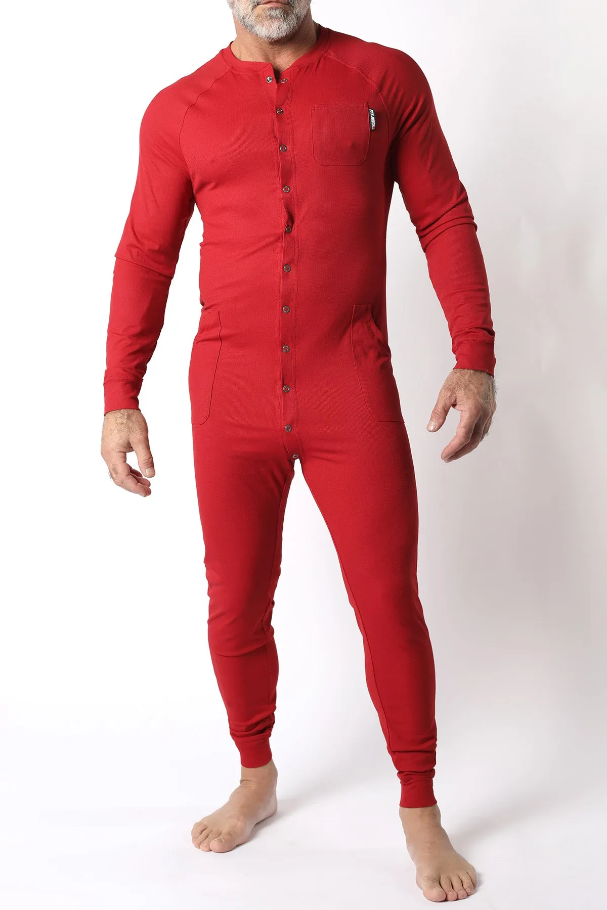 Tahoe Snap Up Union Suit w/ Pockets